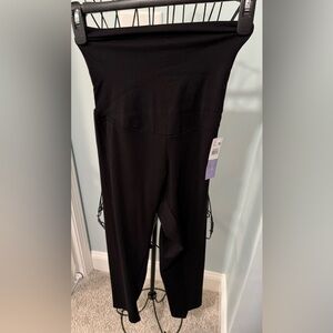 Motherhood Maternity Black Leggings full belly Extra Large XL pants Women